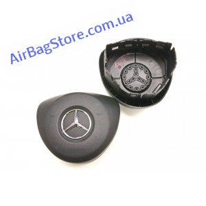 Mercedes C W205, C300 15-17 (с губой, крест)