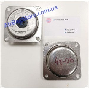 Пиропатрон 4" (4r-06) d=66/68mm in/out, h=37mm, хром, косые прорези