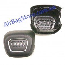 Audi Q5 18-19 (с прорезями, чёрная)