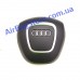 Audi (3 спицы, козырёк, чёрная)