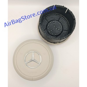 Mercedes кожа, белый круг