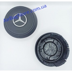 Mersedes кожа, белая строчка Mersedes кожа, белая строчка