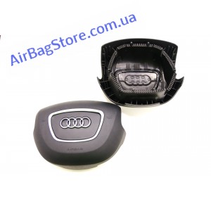 Audi Q7 12-15 4L (низкая, борода, чёрная)