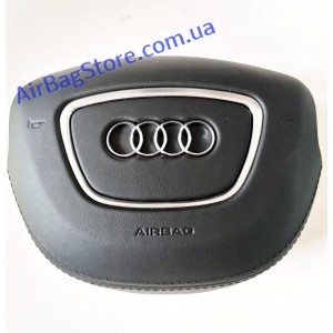 Audi (кожа) низкая, тире, чёрная