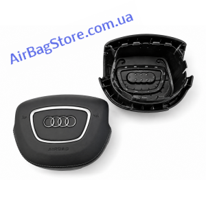 Audi (кожа) низкая, тире, чёрная