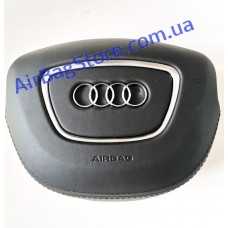 Audi (кожа) низкая, тире, чёрная