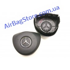 Mercedes C W205, C300 15-17 (с губой, крест)